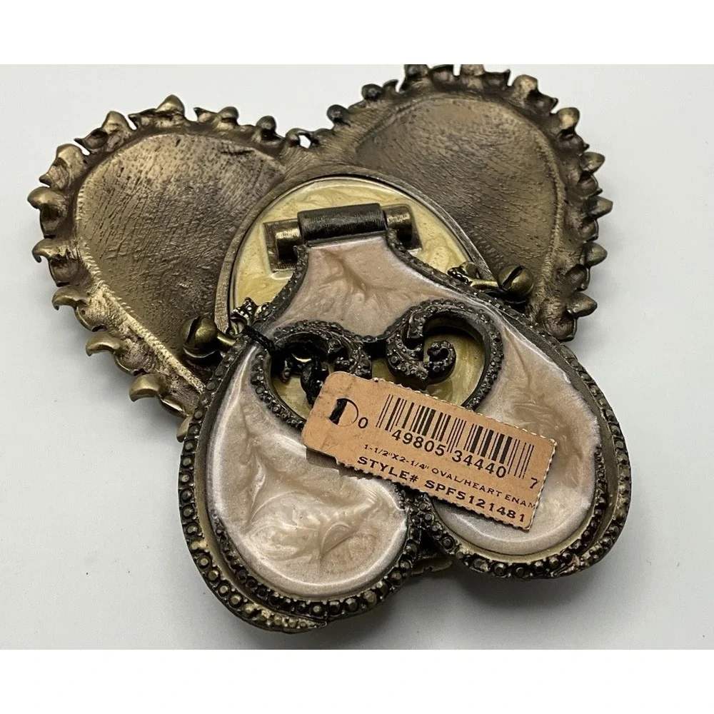 JAY STRONGWATER Oval Golden Enamel 